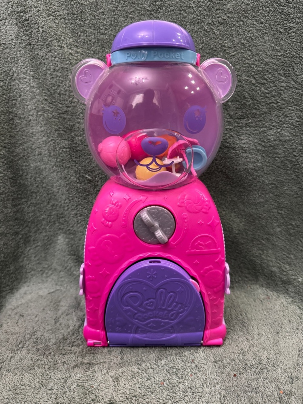 Polly Pocket Pink & Purple Bear Gumball Playset